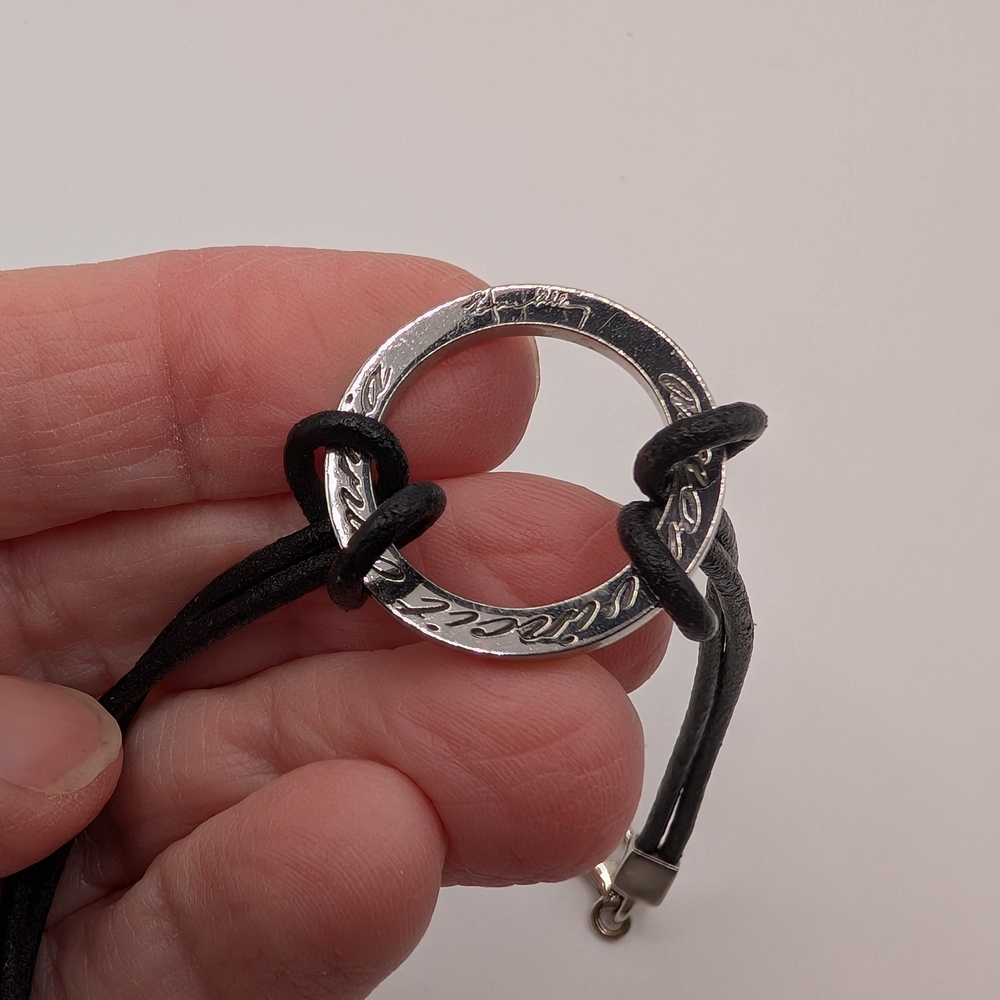 LOVE CONQUERS ALL Bracelet By Swedish Artist Efva Attling - Picture 2 of 8